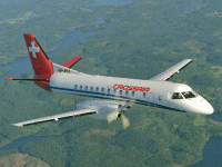 SAAB-340 der schweizerischen Crossair