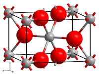 Kristallstruktur von Zinn(IV)-oxid