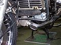 (Wasser-)Kühler, Ölkühler und luftgekühlte doppelwandige Auspuffrohre einer Suzuki RE 5
