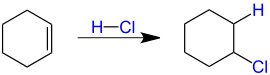 Chlorwasserstoff-Addition