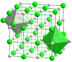 Struktur von Lithiumchlorid
