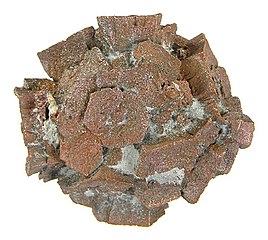 Pseudomorphose von Kupfer nach Aragonit