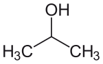 Struktur von 2-Propanol
