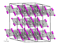 Kristallstruktur von Eisen(III)-chlorid