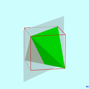 Tetrahedron with reflection plane RK01.png