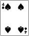 Playing card spade 4.svg